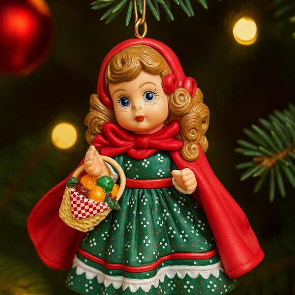 Hallmark Keepsake Ornament Little Red Riding Hood 1991 Madame Alexander - Picture 1 of 5
